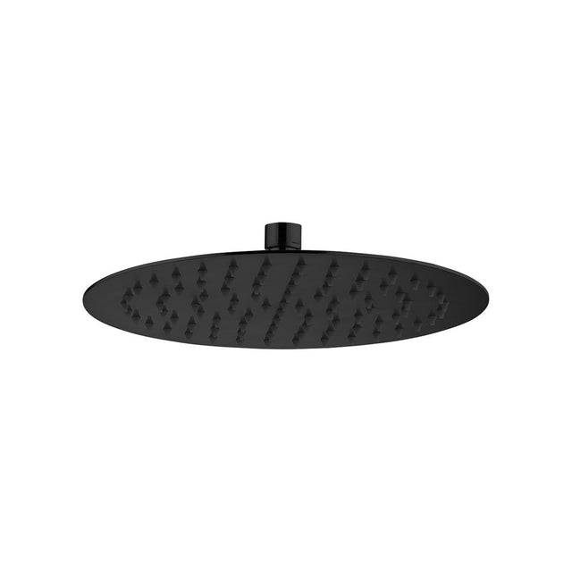Fienza 411125B Kaya Round Shower Head 250mm Matte Black - Shower Head Only