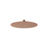 Fienza 411125CO Kaya Round Shower Head 250mm Brushed Copper - Shower Head Only