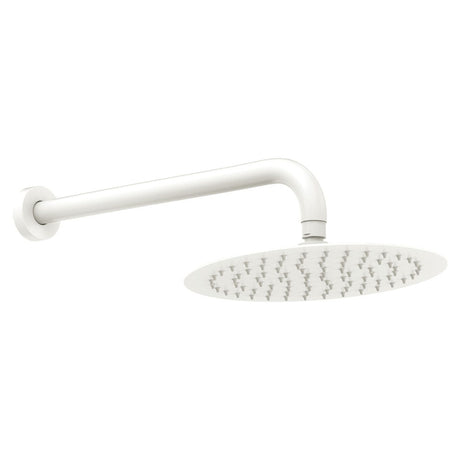 Fienza 411125MW-B Kaya Shower Arm Set Matte White - Wall Arm Showers