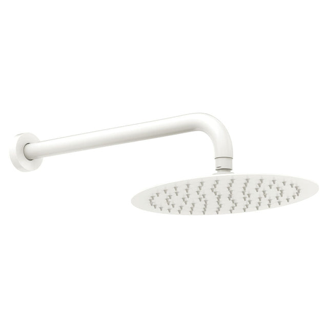 Fienza 411125MW-B Kaya Shower Arm Set Matte White - Wall Arm Showers