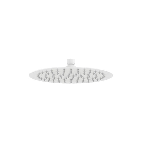 Fienza 411125MW Kaya Round Shower Head Matte White - Shower Head Only