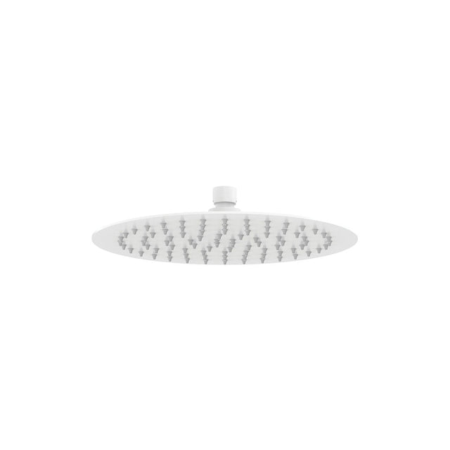 Fienza 411125MW Kaya Round Shower Head Matte White - Shower Head Only