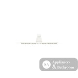 Fienza 411125MW Kaya Round Shower Head Matte White - Shower Head Only