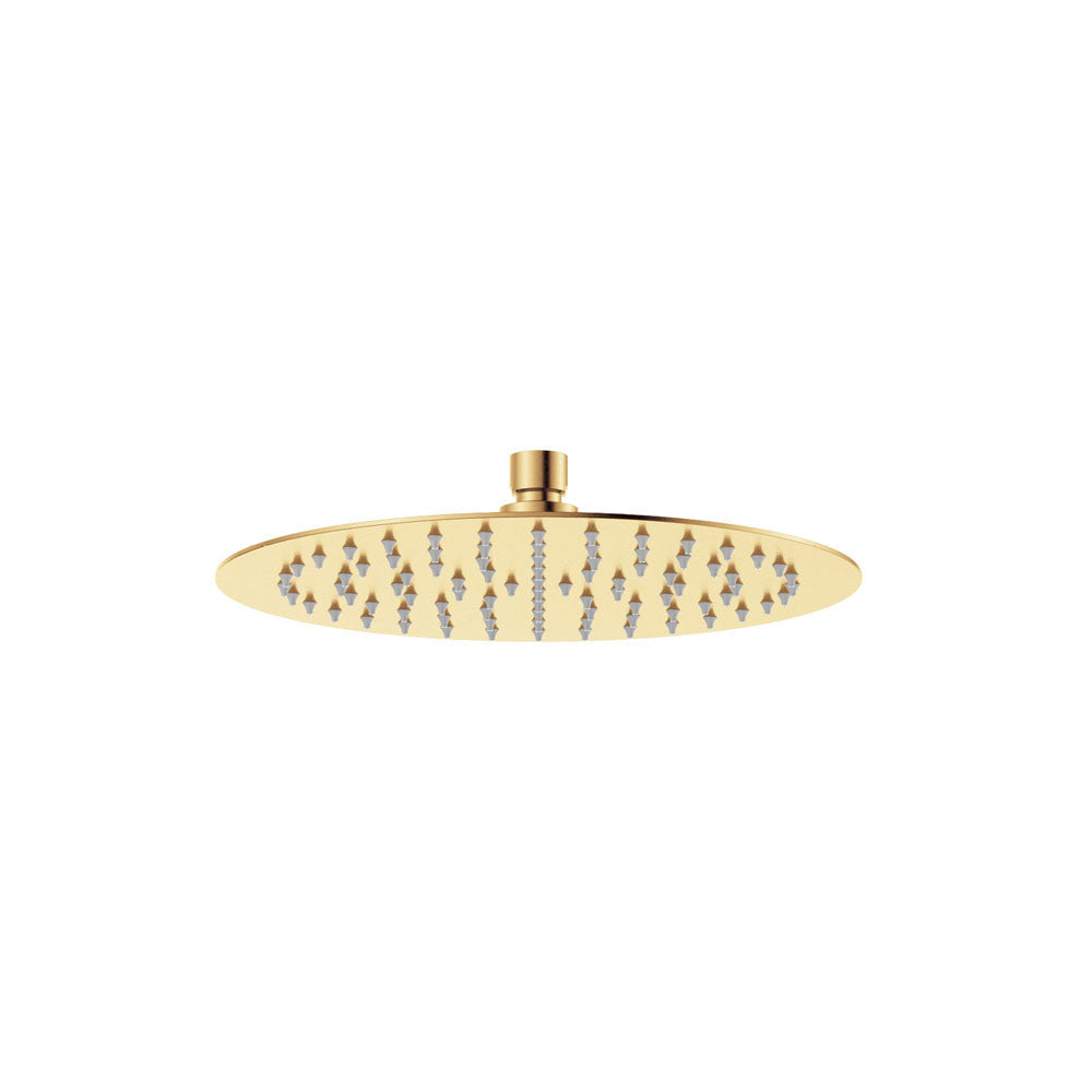 Fienza 411125UB Kaya Round Shower Head 250mm Urban Brass - Shower Head Only