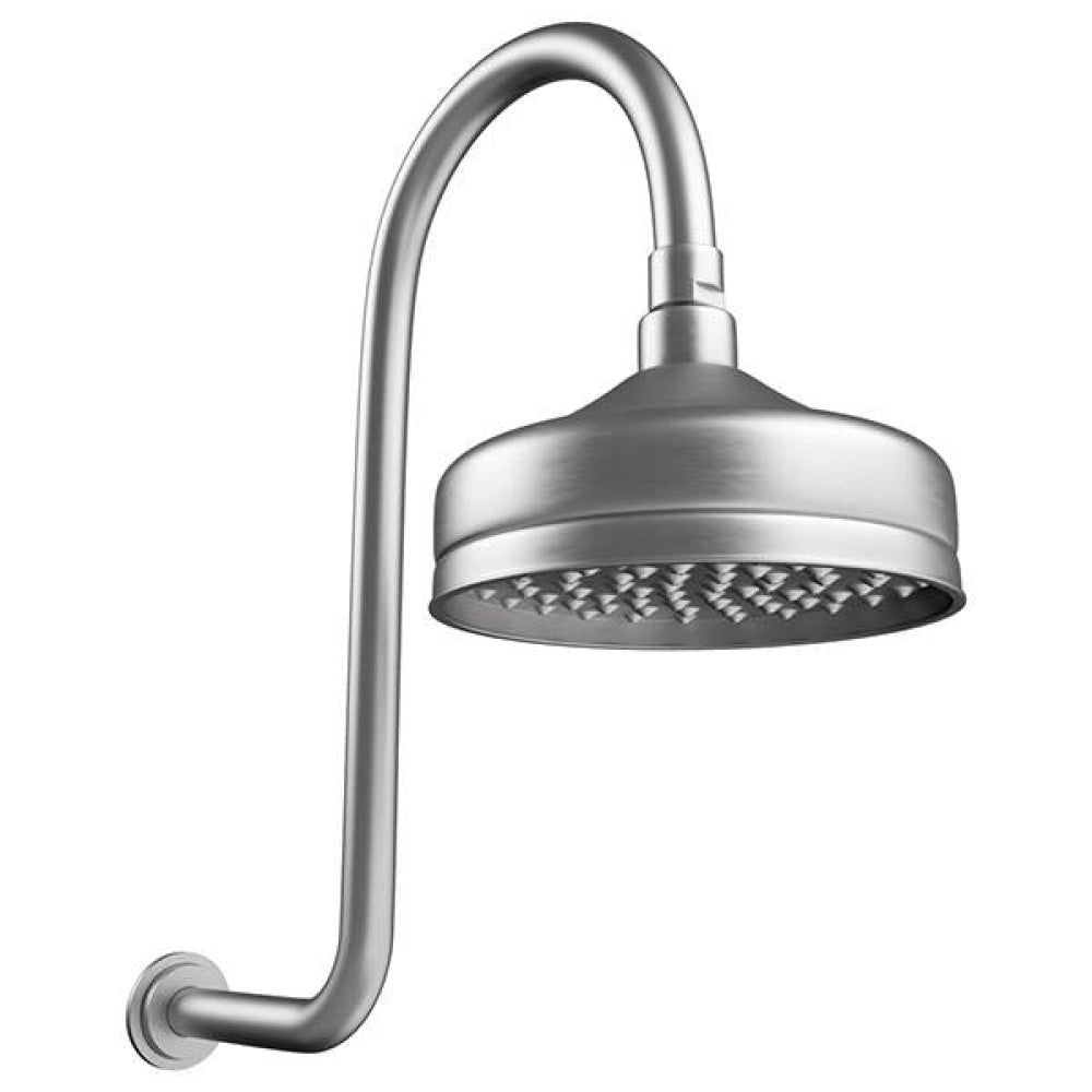 Fienza 411138BN-A Lillian Wall Arm Shower Set Brushed Nickel - Wall Arm Showers