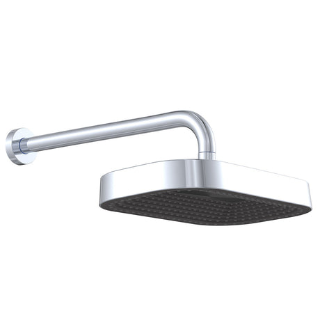 Fienza 411139-B Kuro Shower Arm Set Soft Square Head Chrome