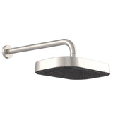 Fienza 411139BN-B Kuro Shower Arm Set Soft Square Head Brushed Nickel