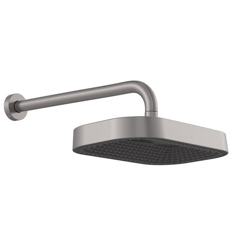Fienza 411139GM-B Kuro Shower Arm Set Soft Square Head Gun Metal
