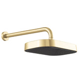 Fienza 411139UB-B Kuro Shower Arm Set Soft Square Head Urban Brass