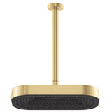 Fienza 411139UB-C Kuro Shower Dropper Set Soft Square Head Urban Brass