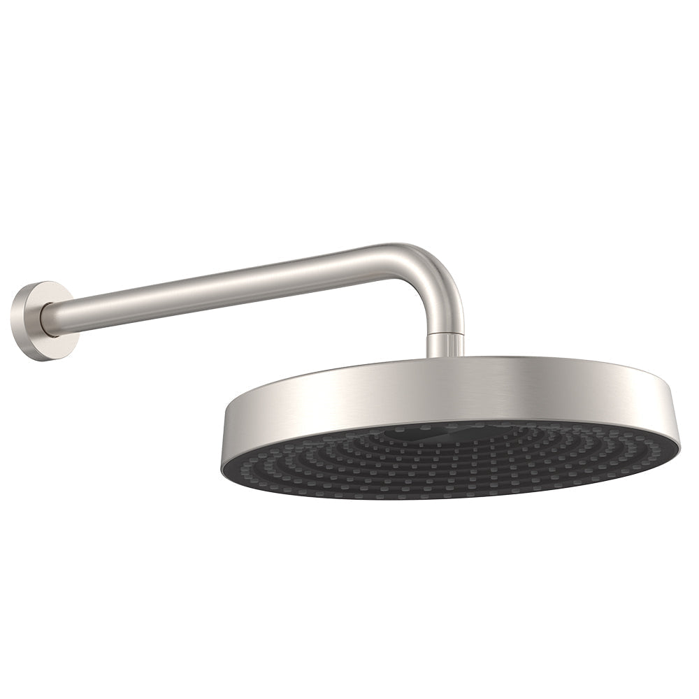 Fienza 411140BN-B Kuro Shower Arm Set Round Head Brushed Nickel