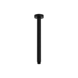 Fienza 422114B Kaya Round Shower Dropper Matte Black - Shower Ceiling Arms