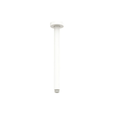 Fienza 422114MW Kaya Round Shower Dropper Matte White - Shower Ceiling Arms