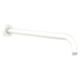 Fienza 422118MW Kaya Round Shower Arm Matte White - Shower Wall Arms