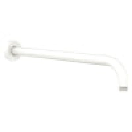 Fienza 422118MW Kaya Round Shower Arm Matte White - Shower Wall Arms