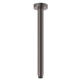 Fienza 422120B Kaya Round Shower Dropper Gun Metal - Shower Ceiling Arms