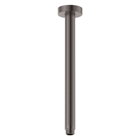 Fienza 422120B Kaya Round Shower Dropper Gun Metal - Shower Ceiling Arms