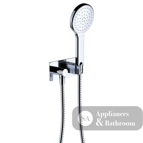 Fienza 433115 Kaya Hand Shower Rectangular Plate Chrome - Hand Shower