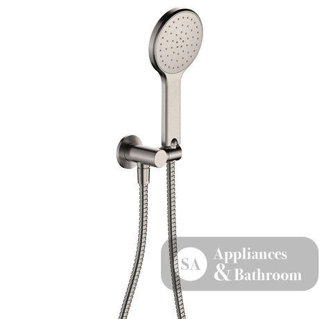 Fienza 433115BN Kaya Hand Shower Rectangular Plate Brushed Nickel - Hand Shower