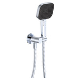 Fienza 433139 Kuro Hand Shower Round Plate Soft Square Head Chrome