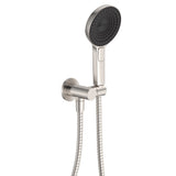 Fienza 433140BN Kuro Hand Shower Round Plate Round Head Brushed Nickel