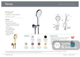 Fienza 433201BN Kaya Hand Shower Brushed Nickel - Hand Showers