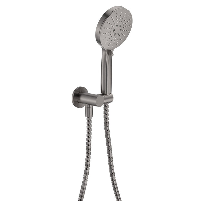 Fienza 433202GM Empire Slim Hand Shower Round Plate Gun Metal - Hand Showers