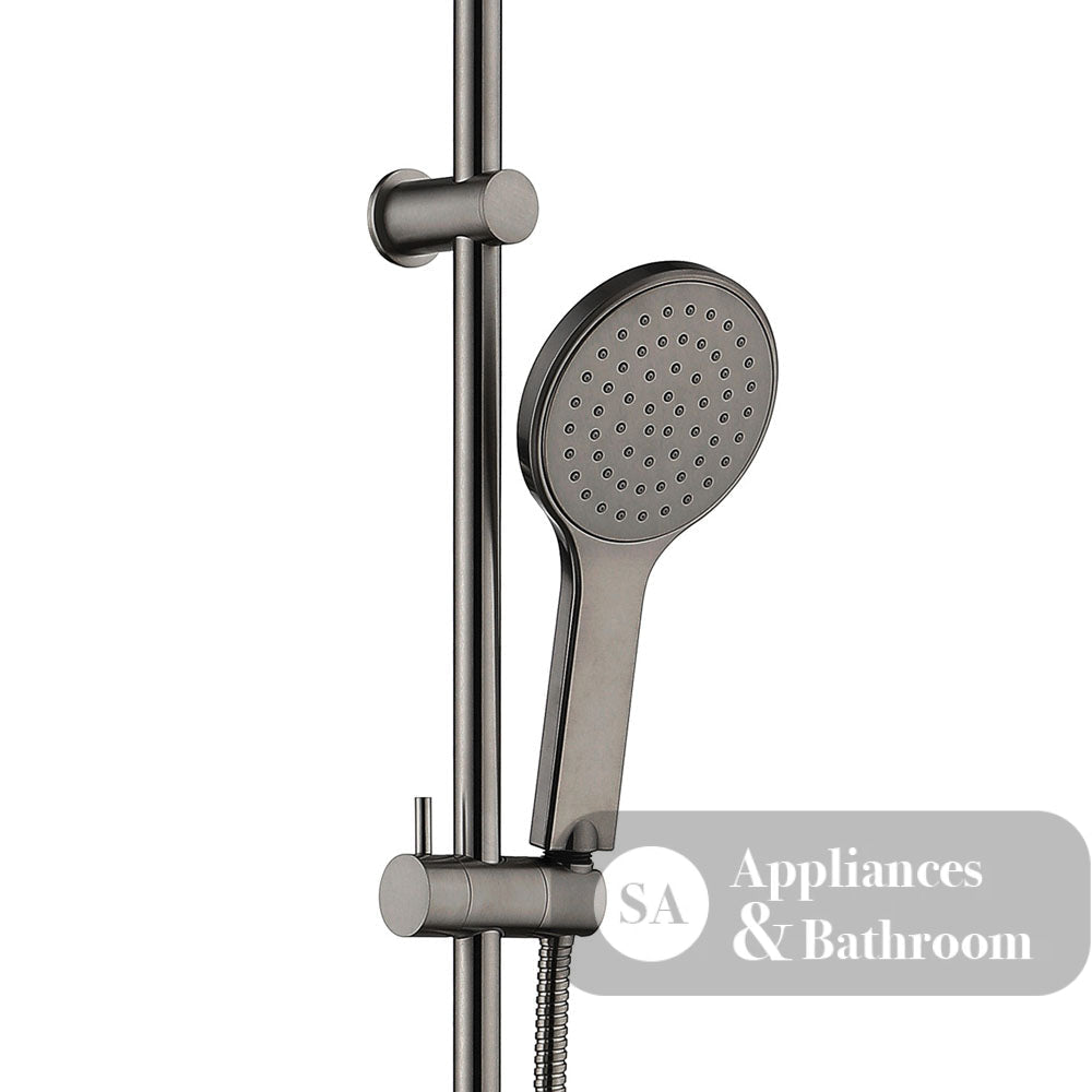 Fienza Kaya Rail Shower Gun Metal 444109Gm Showers