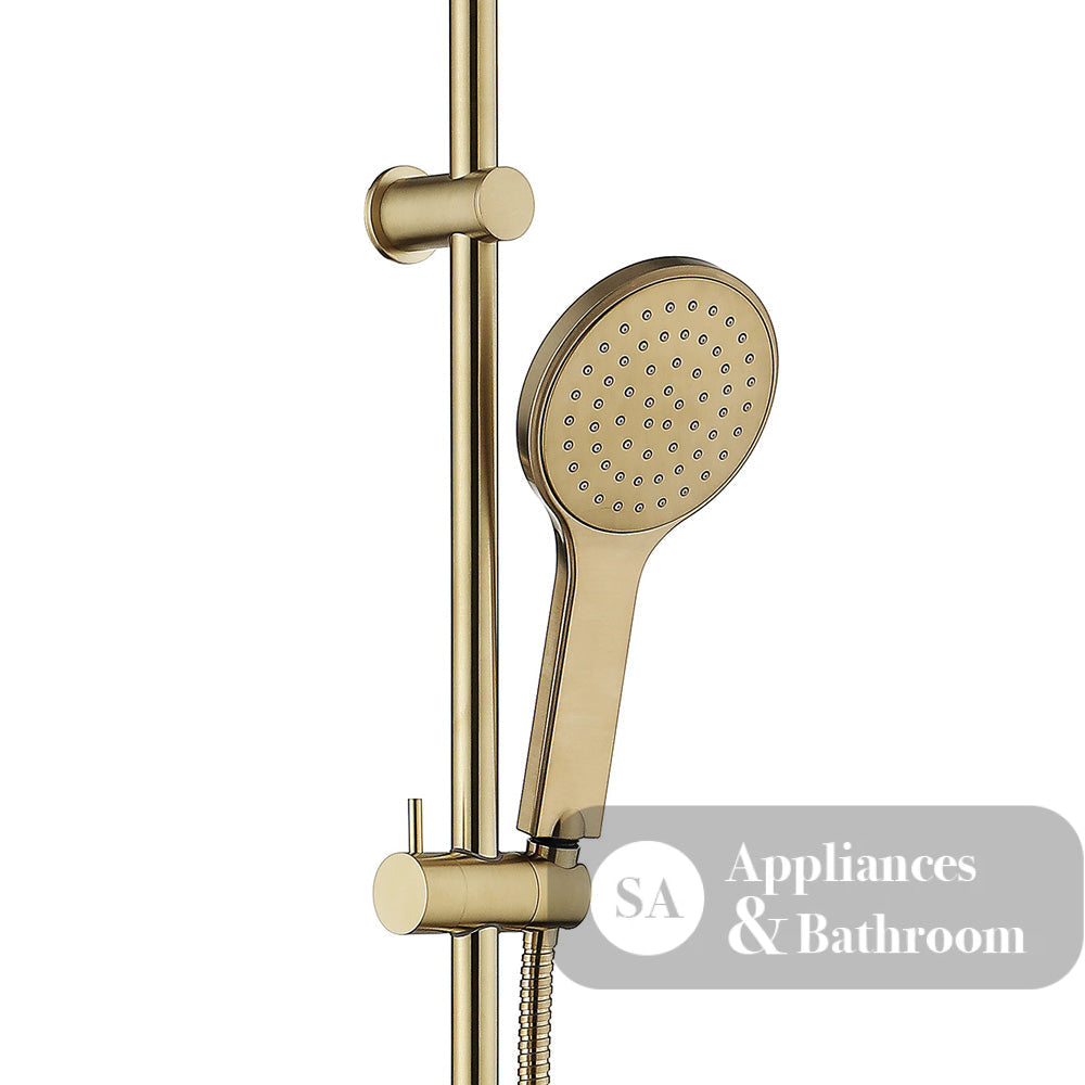 Fienza Kaya Rail Shower Urban Brass 444109Ub Showers