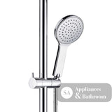 Fienza 444113RH Luciana Care Chrome Right Hand Inverted T Rail Shower - Rail Shower