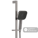 Fienza 444139GM Kuro Rail Shower Soft Square Head Gun Metal