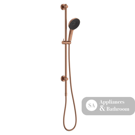 Fienza 444140CO Kuro Rail Shower Round Brushed Copper