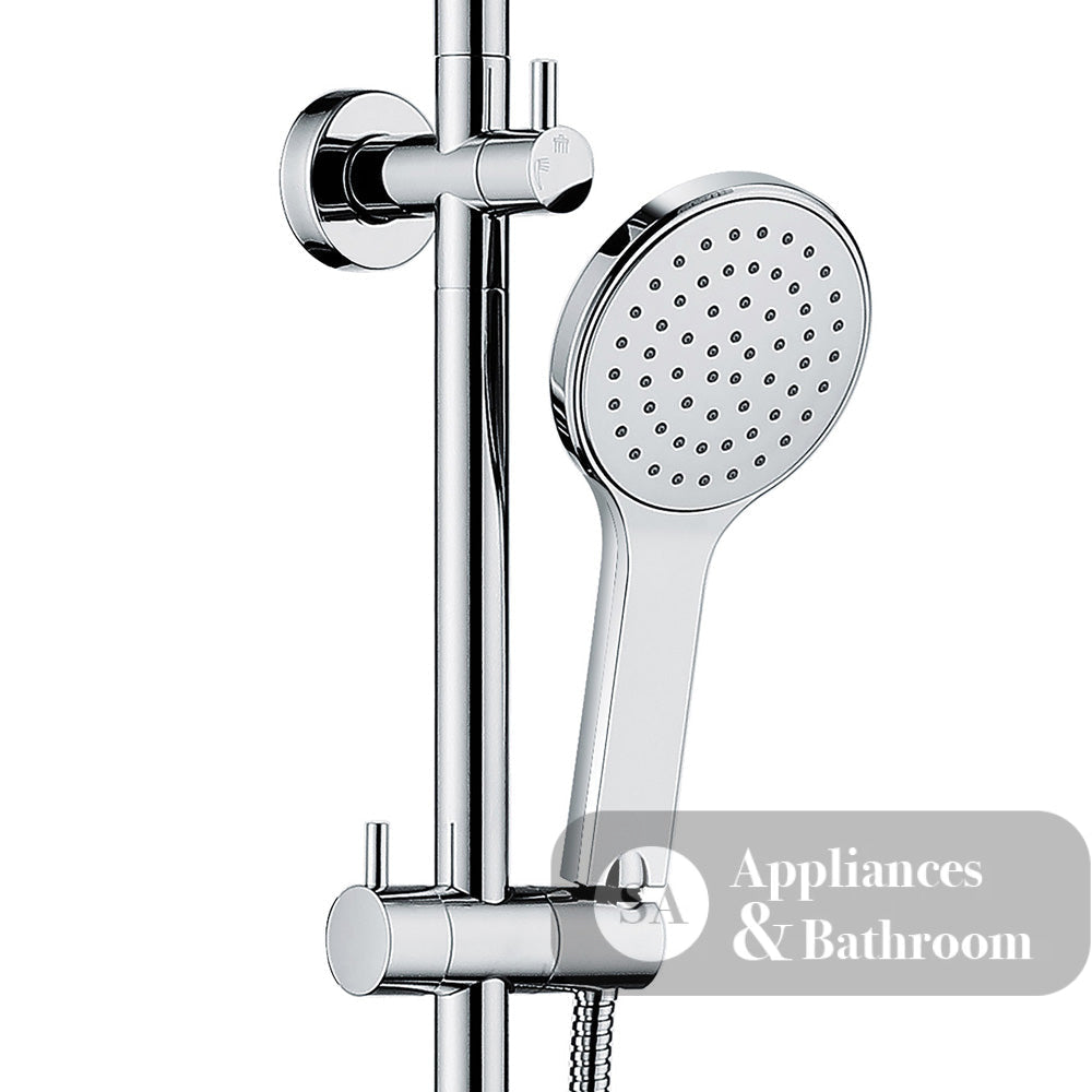 Fienza Kaya Chrome Twin Shower 455109 Showers
