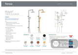 Fienza 455109BN Kaya Twin Shower Brushed Nickel - Twin Showers