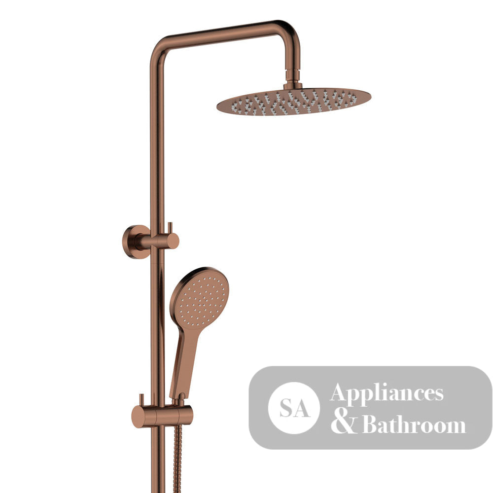 Fienza 455109CO Kaya Twin Shower Brushed Copper - Twin Showers