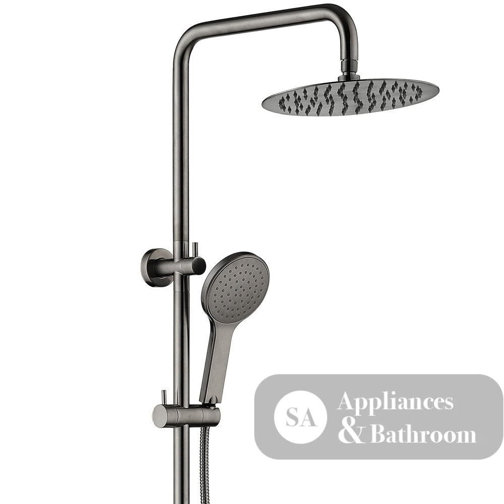 Fienza Kaya Gun Metal Twin Shower 455109Gm Showers
