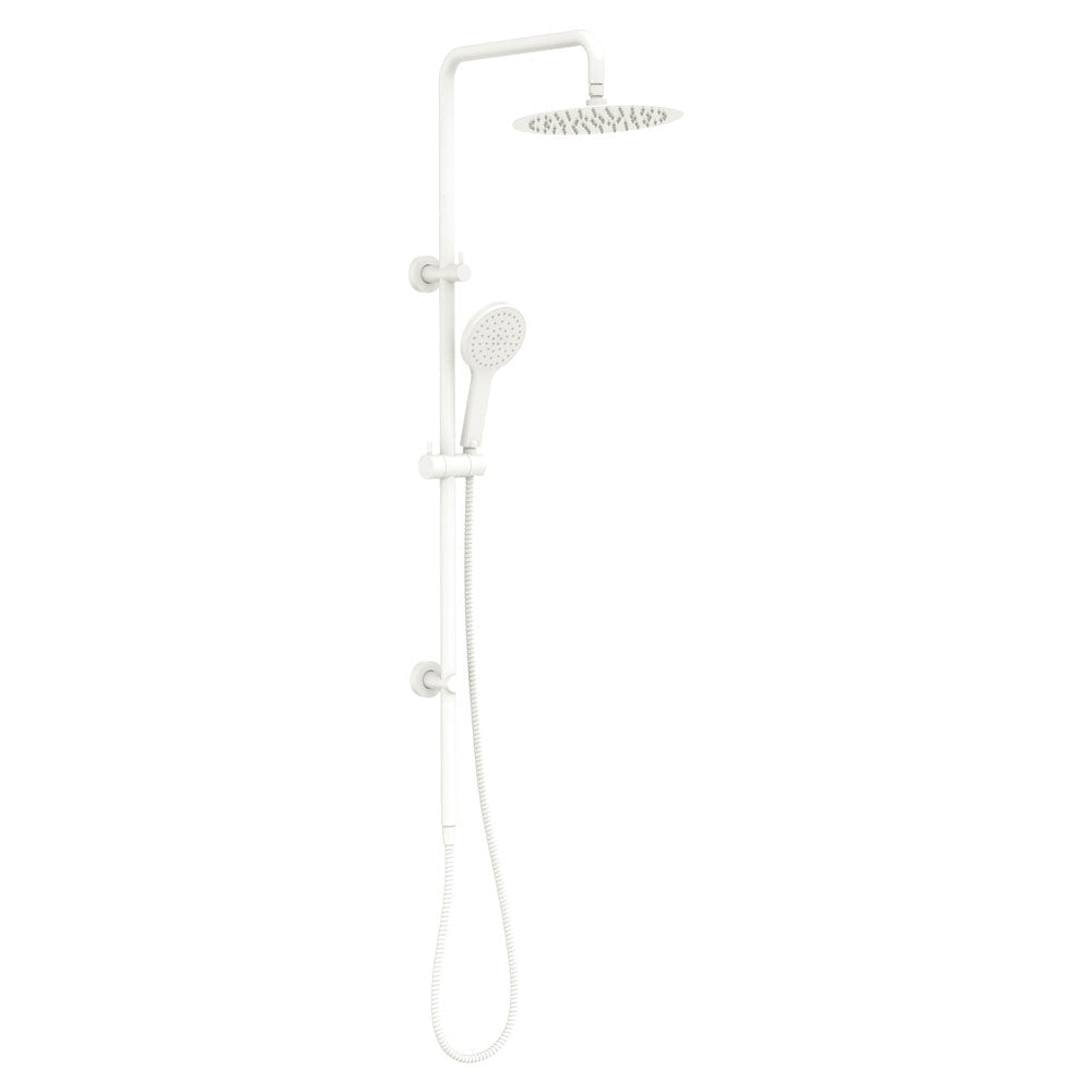 Fienza 455109MW Kaya Twin Shower Matte White - Twin Showers