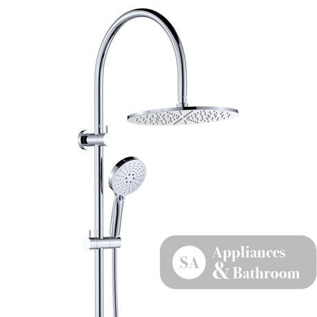 Fienza 455110 Empire Slim Curved Twin Shower Chrome - Twin Showers