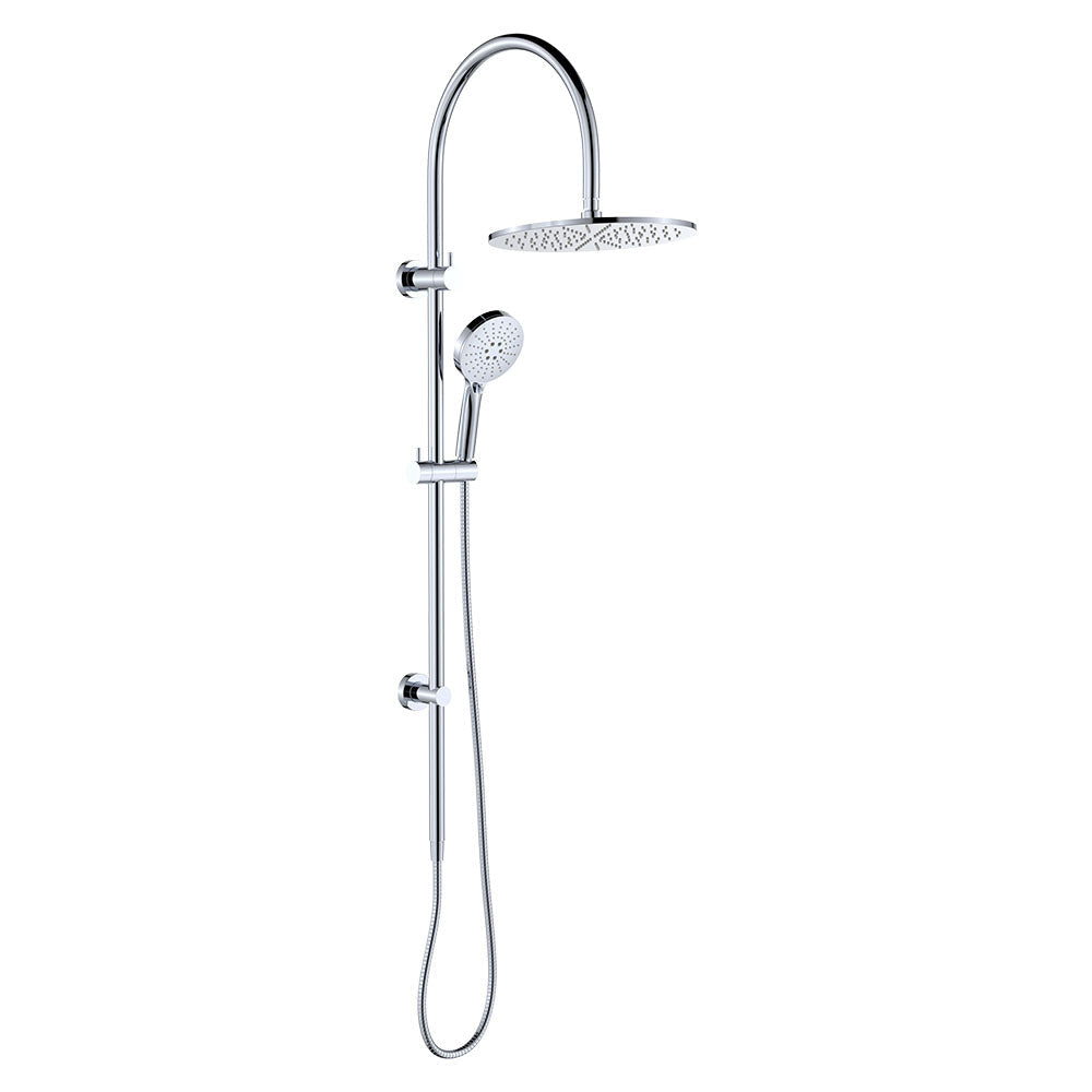 Fienza 455110 Empire Slim Curved Twin Shower Chrome - Twin Showers