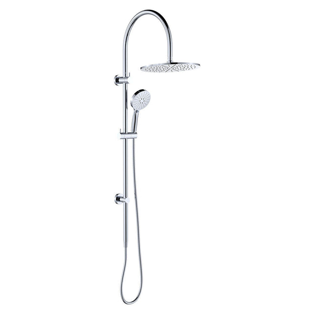 Fienza 455110 Empire Slim Curved Twin Shower Chrome - Twin Showers