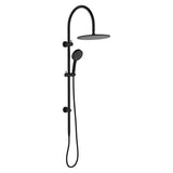 Fienza 455110B Empire Slim Curved Twin Shower Matte Black - Twin Showers