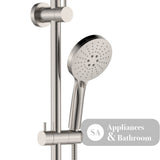 Fienza 455110BN Empire Slim Curved Twin Shower Brushed Nickel - Twin Showers