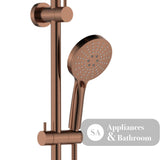 Fienza 455110CO Empire Slim Curved Twin Shower Brushed Copper - Twin Showers