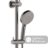 Fienza 455110GM Empire Slim Curved Twin Shower Gun Metal - Twin Showers