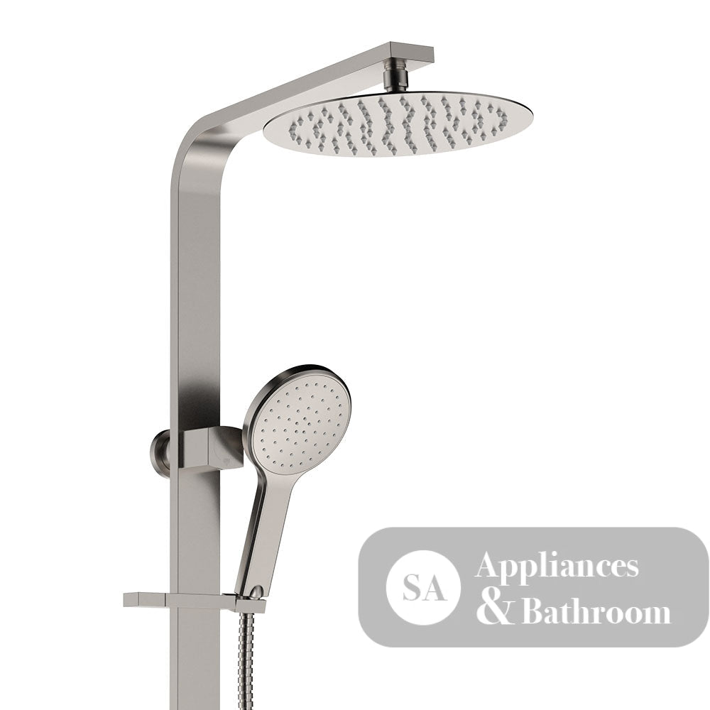 Fienza 455119BN Kaya Deluxe Twin Shower Brushed Nickel - Twin Showers