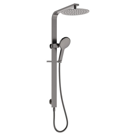 Fienza 455119GM Kaya Deluxe Twin Shower Gun Metal - Twin Showers
