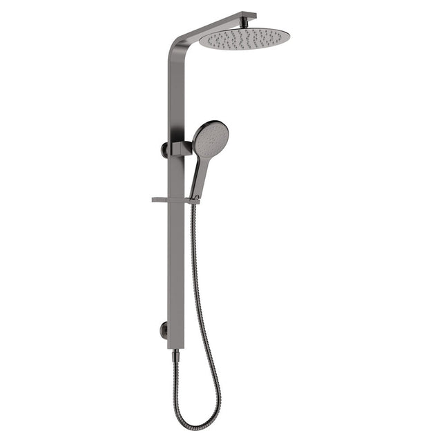 Fienza 455119GM Kaya Deluxe Twin Shower Gun Metal - Twin Showers
