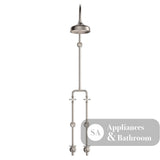 Fienza 455122BN Lillian Exposed Rail Shower & Bath Set Brushed Nickel - Showers