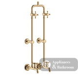 Fienza 455122UB Lillian Exposed Rail Shower & Bath Set Urban Brass - Showers