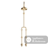 Fienza 455122UB Lillian Exposed Rail Shower & Bath Set Urban Brass - Showers